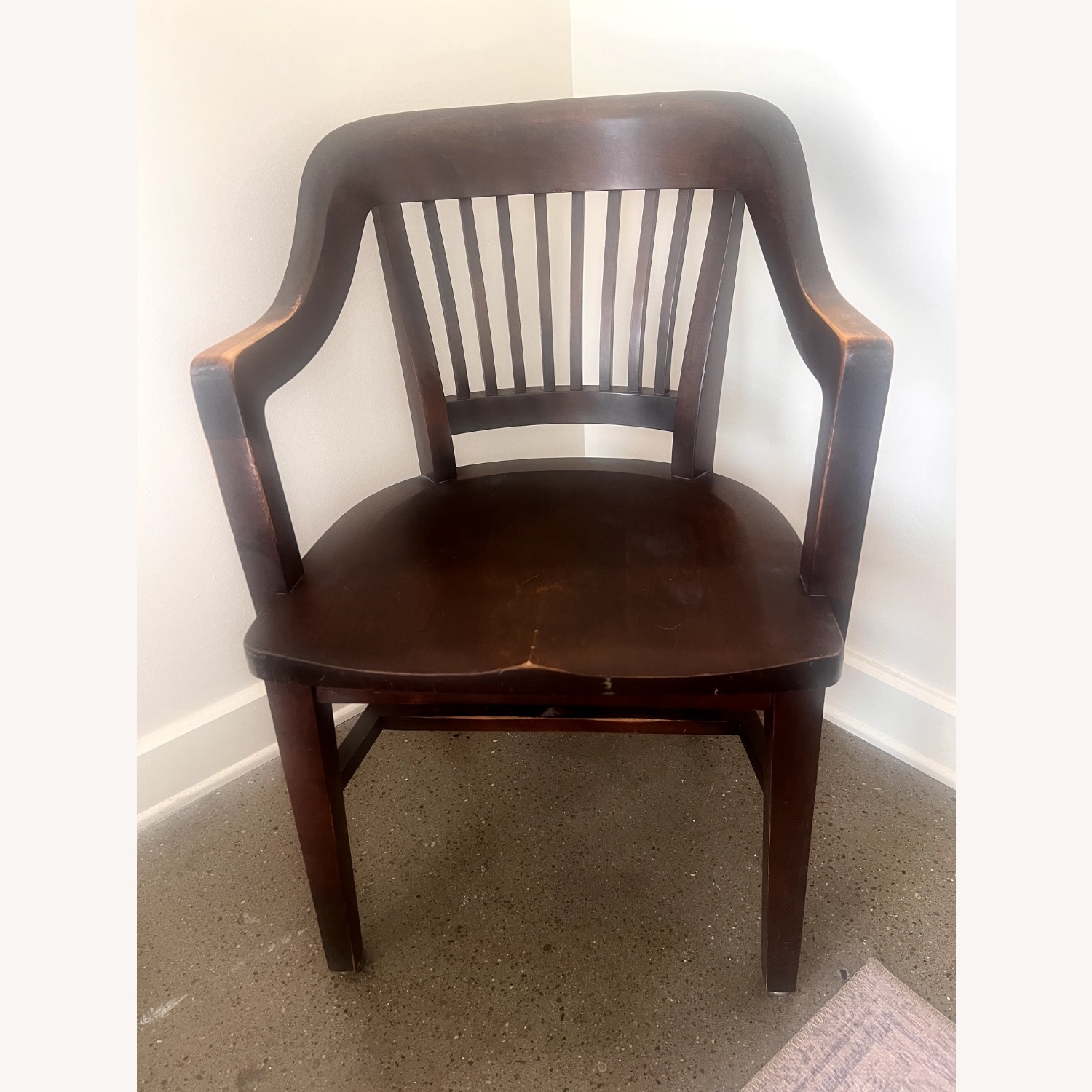 W. H. Gunlocke Chair Co. Dark Brown Accent Chair - image-2