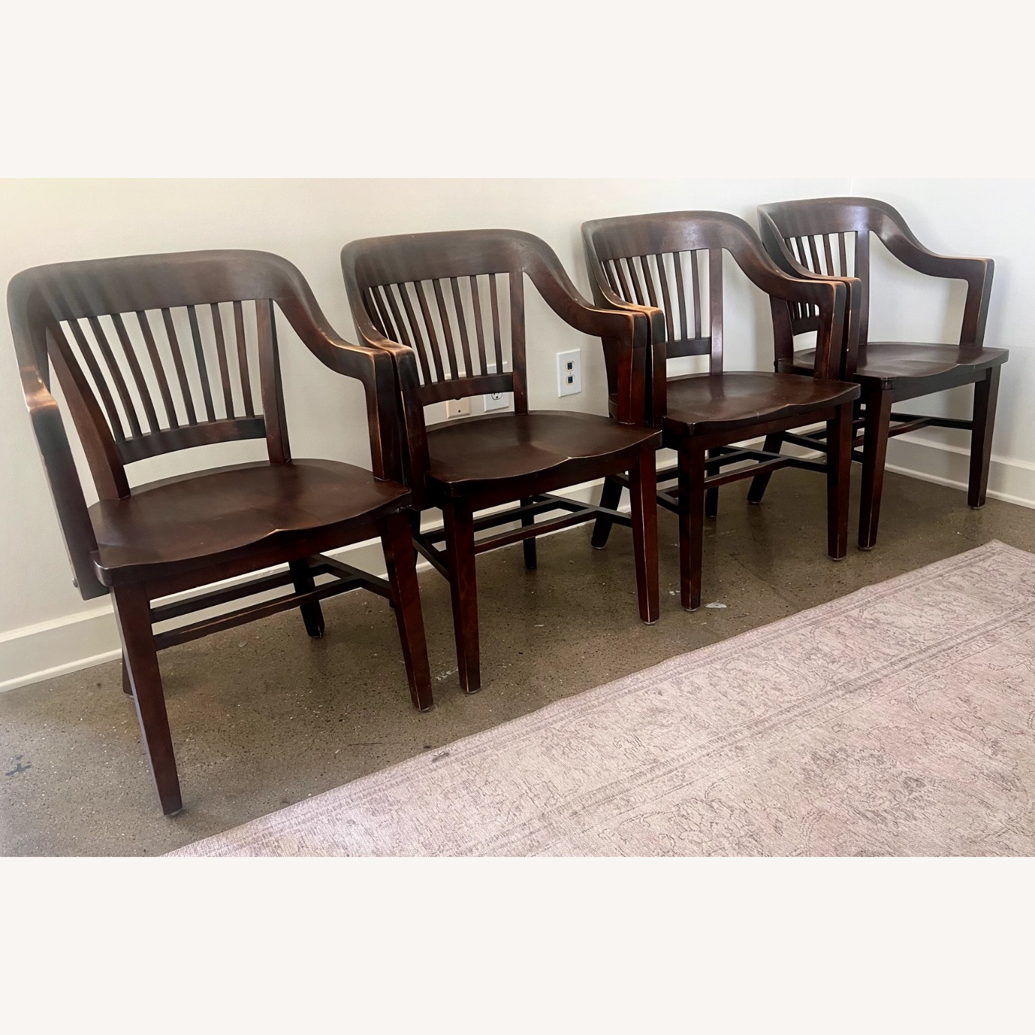 W. H. Gunlocke Chair Co. Dark Brown Accent Chair - image-3