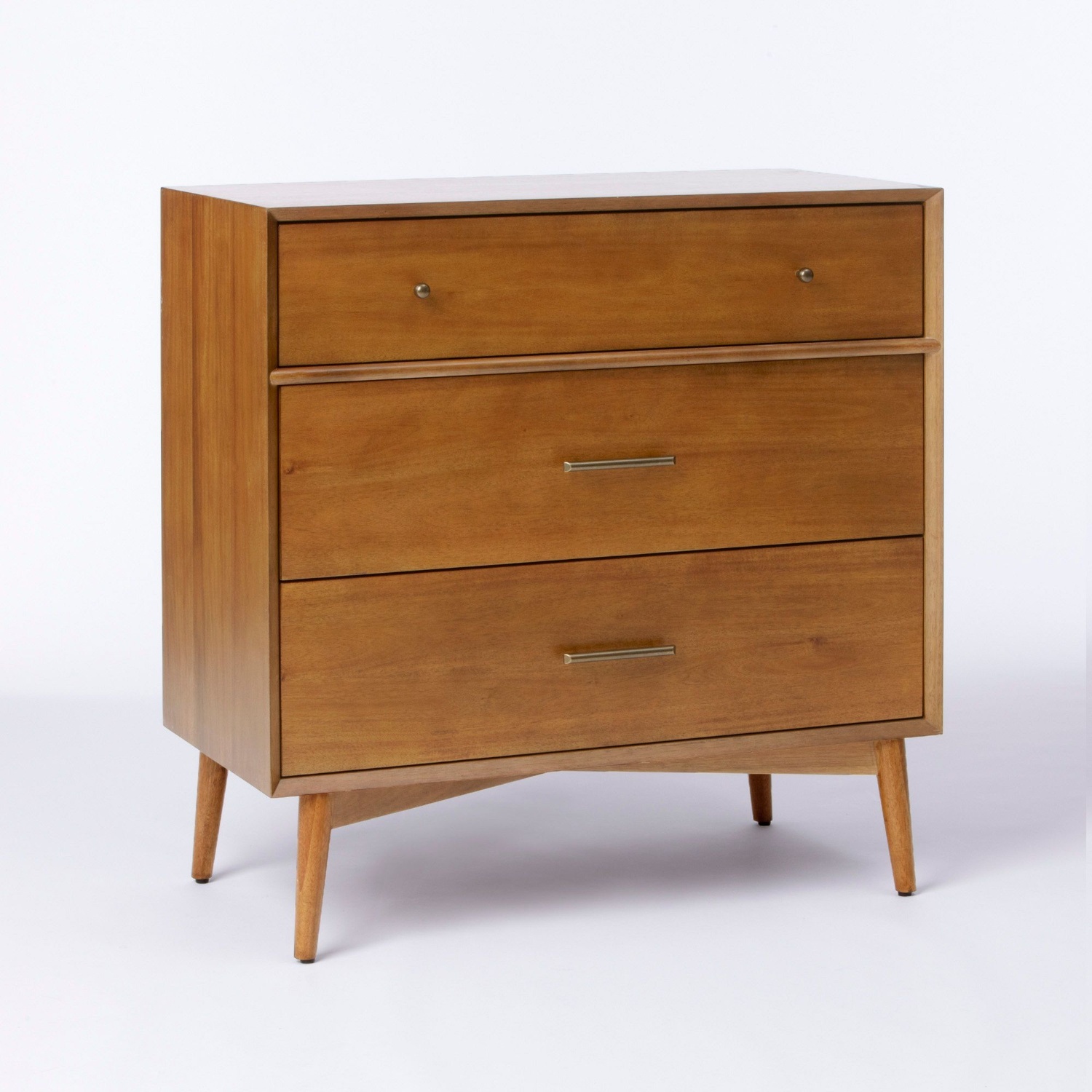 West Elm Mid-Century 3-Drawer Dresser Walnut - image-4