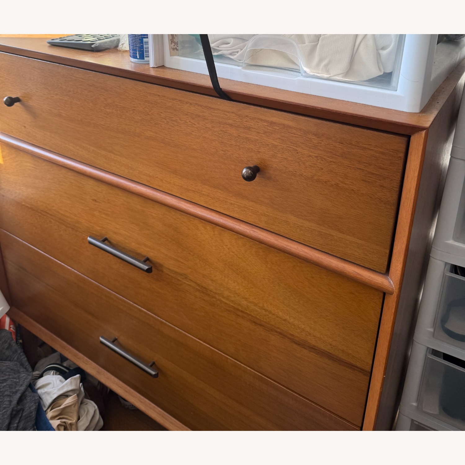 West Elm Mid-Century 3-Drawer Dresser Walnut - image-2