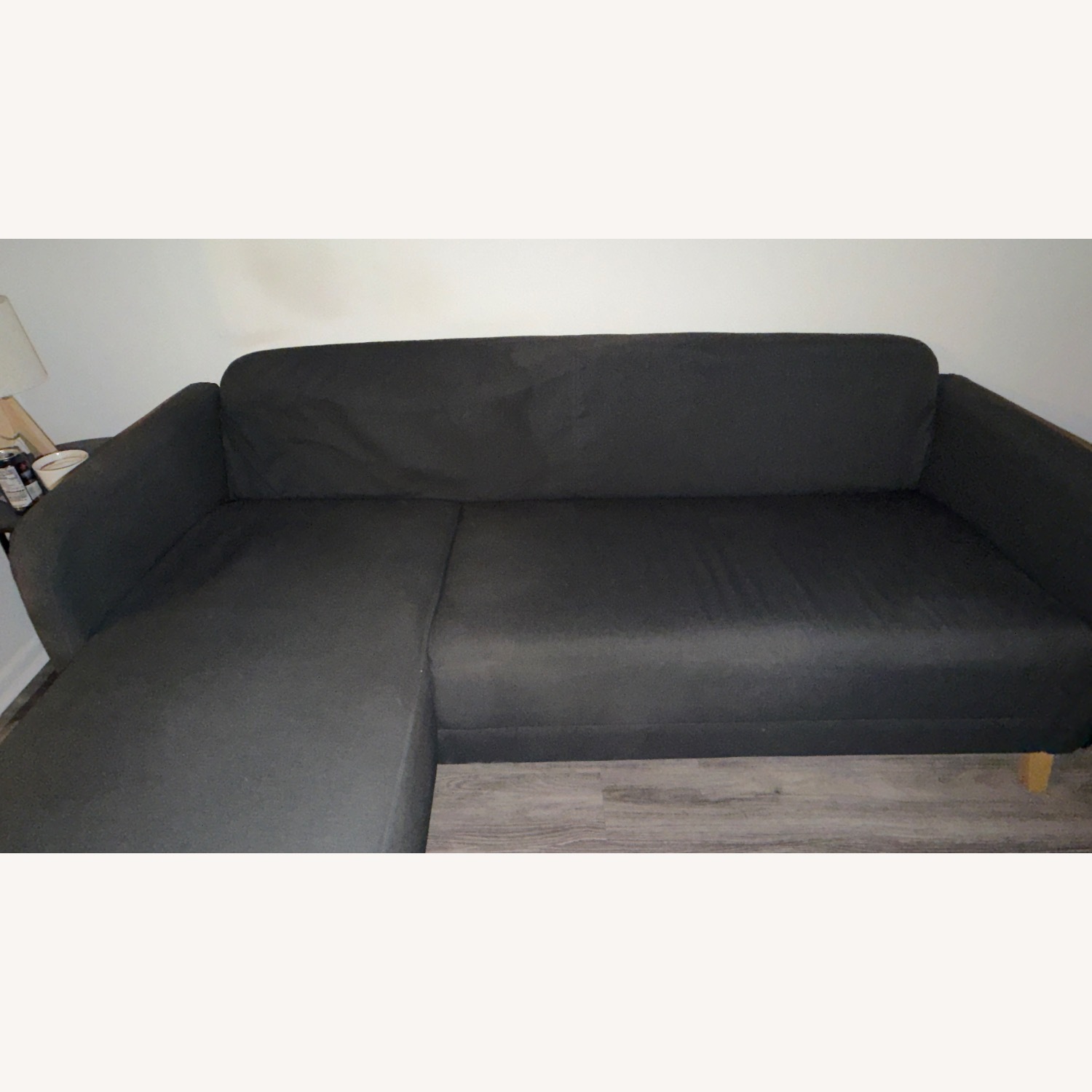 IKEA Dark Gray 2 Piece Sectional - image-2