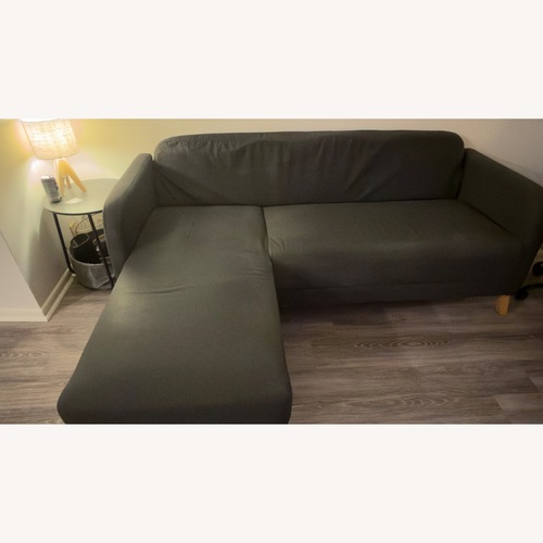 Used IKEA Dark Gray 2 Piece Sectional for sale on AptDeco