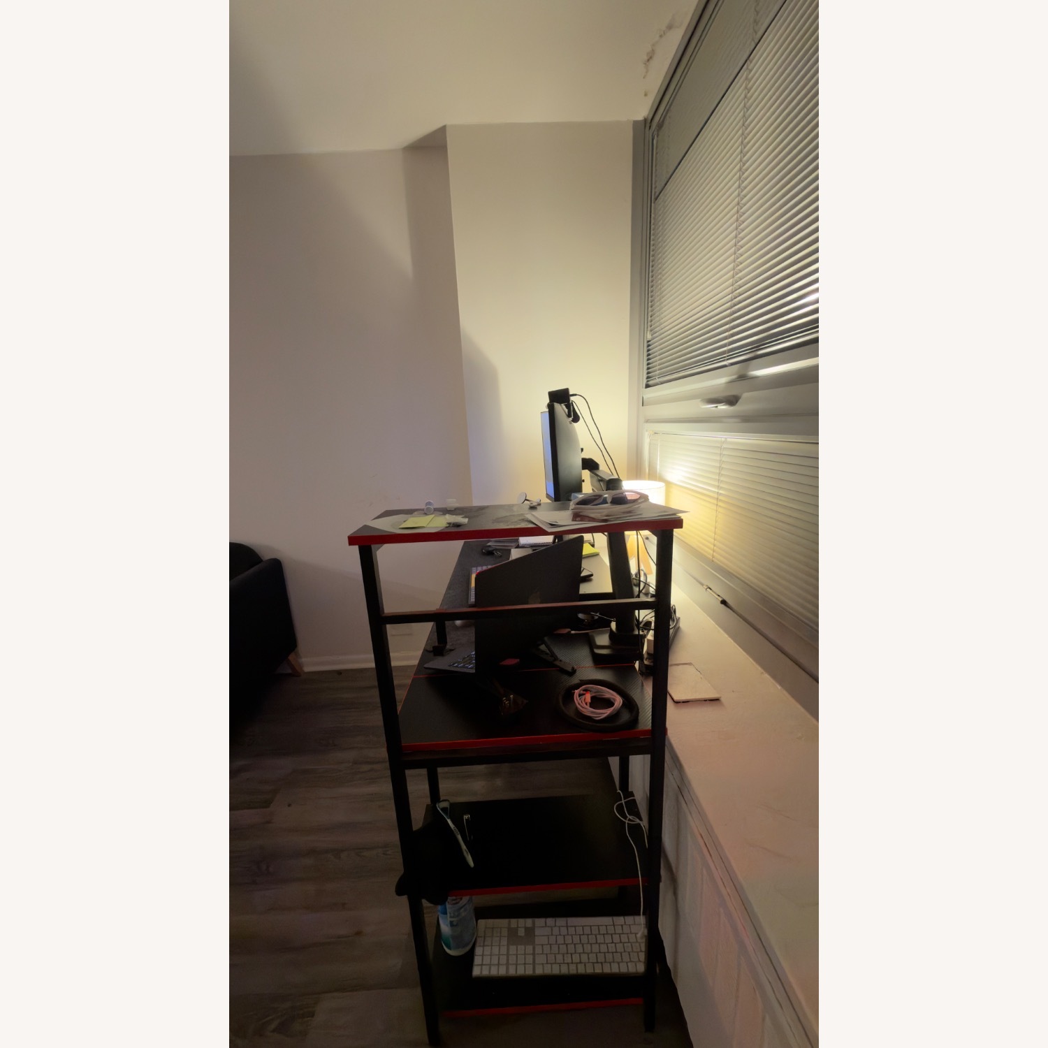 Amazon Black Wood Desk - image-3