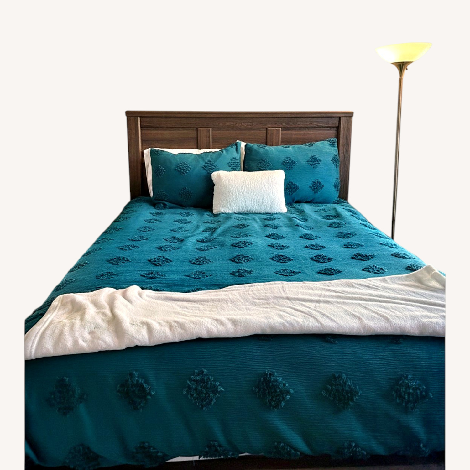 Ashley Furniture Dark Brown Wood Queen Bed - image-6