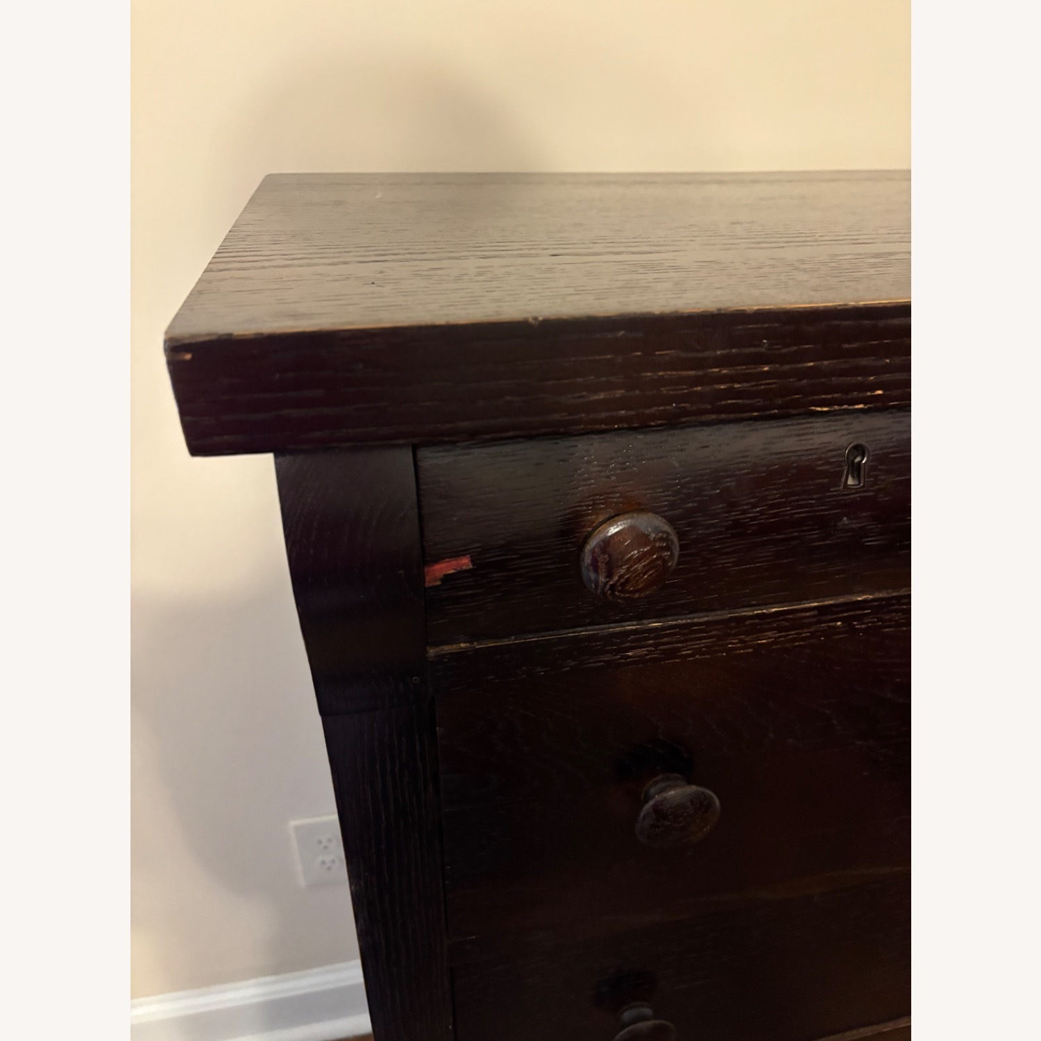 Empire Revival Oak Dresser - image-3