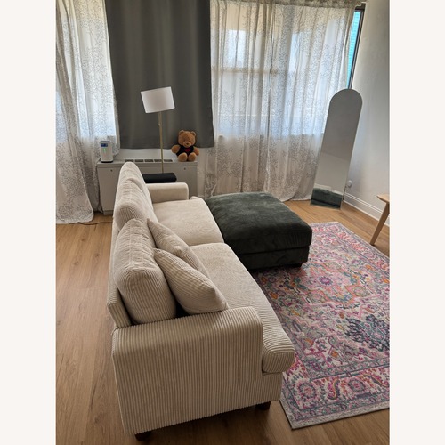 Used Amazon White 3+ Seater Sofa for sale on AptDeco