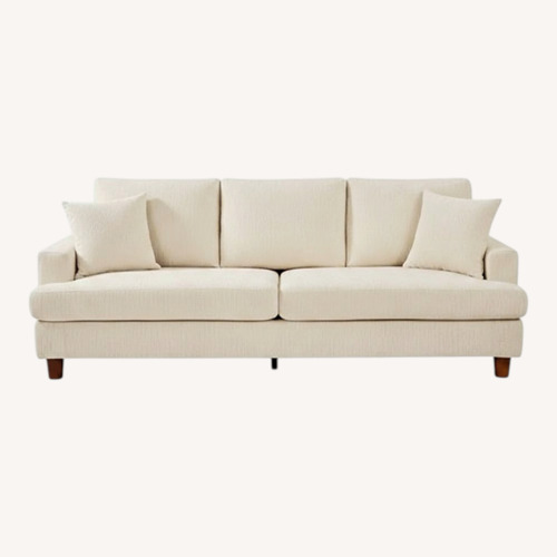 Used Amazon White 3+ Seater Sofa for sale on AptDeco