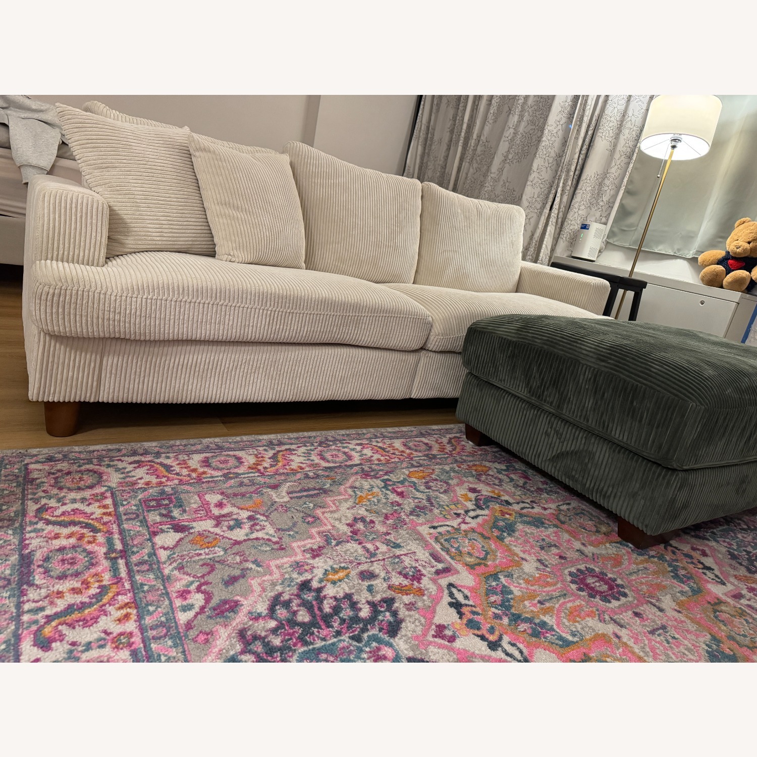 Amazon White 3+ Seater Sofa - image-3