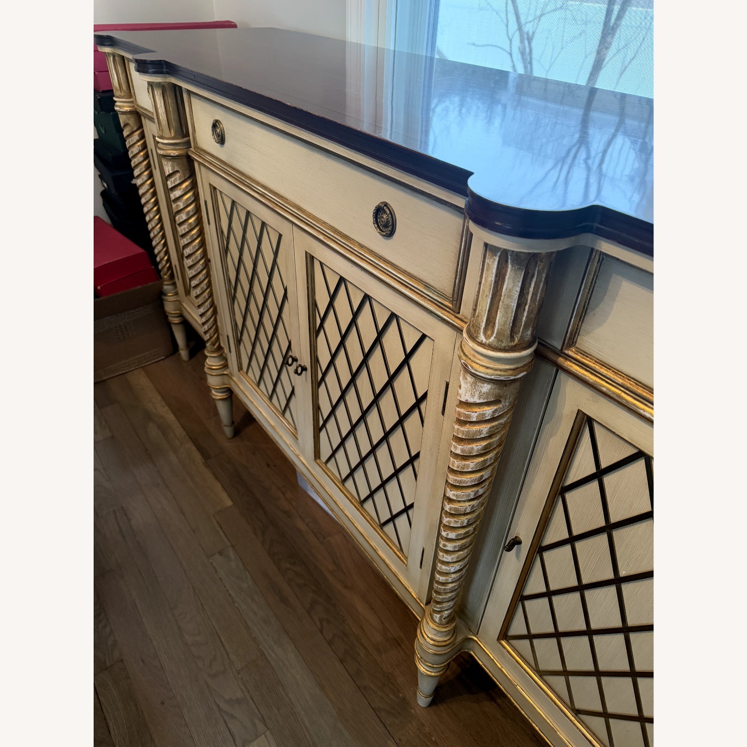 Vintage/Antique Beacon Hill Natural Wood Armoire - image-4