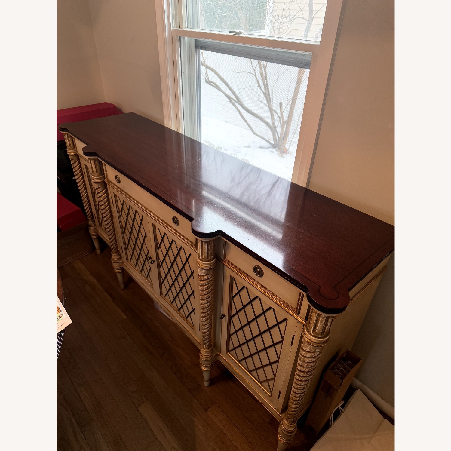 Vintage/Antique Beacon Hill Natural Wood Armoire - image-5