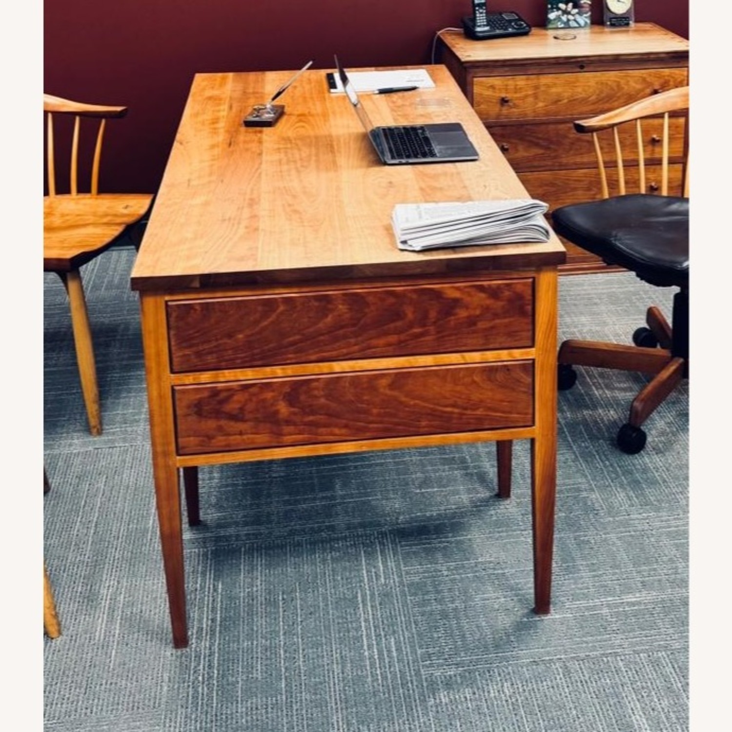 Thos Moser Eight Leg Writing Desk - image-2