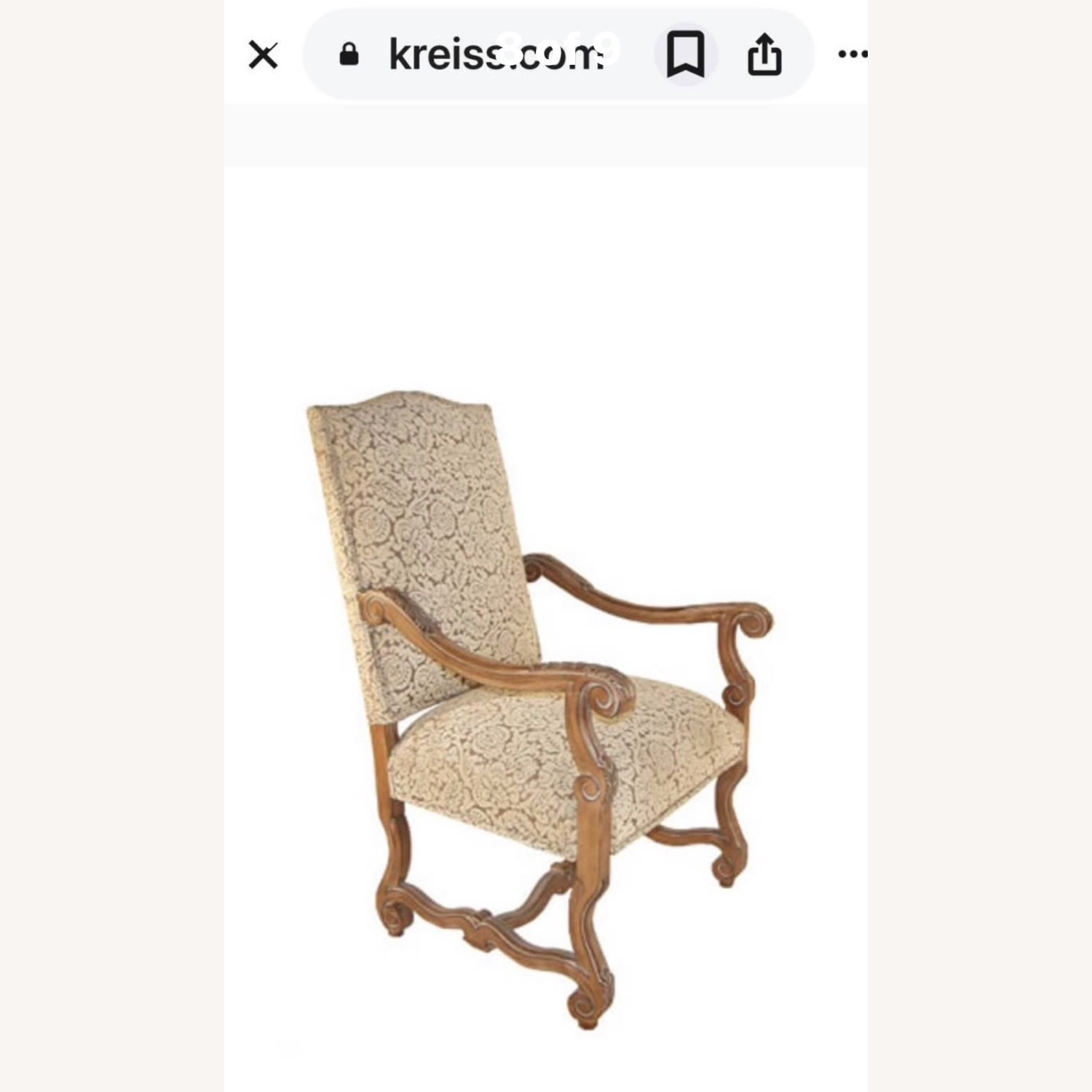 Kreiss Dark Brown Wood Dining Set - image-5