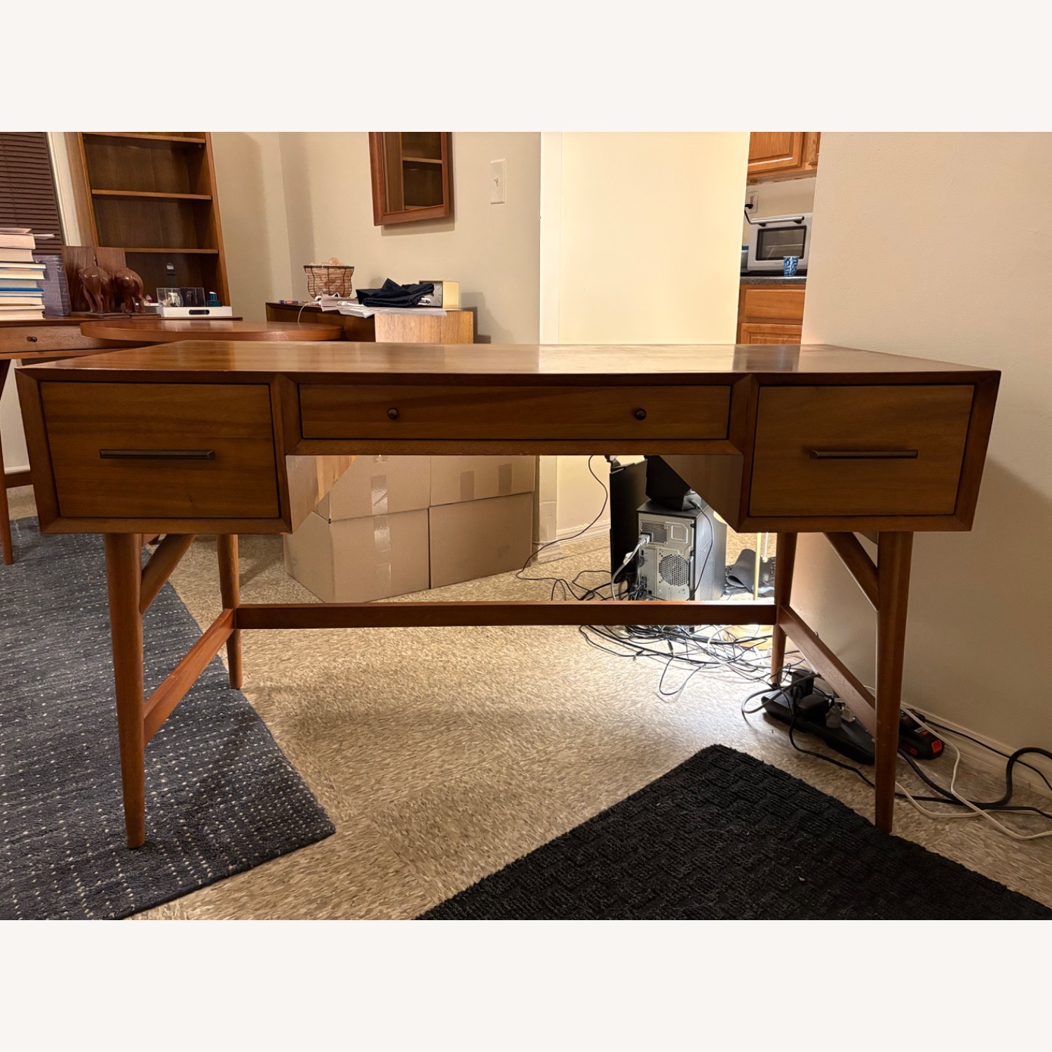 West Elm Mid-Century Desk 52" - image-1