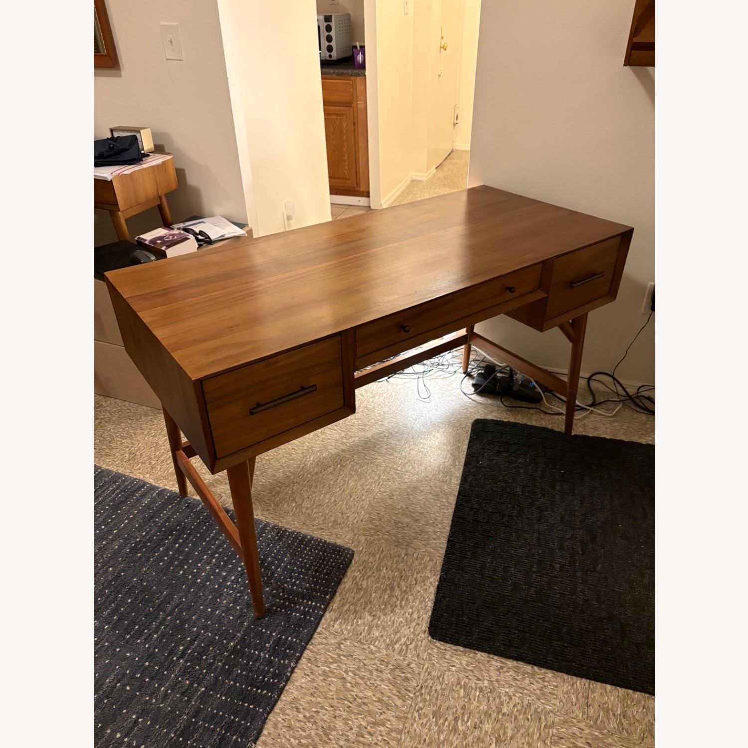 West Elm Mid-Century Desk 52" - image-2