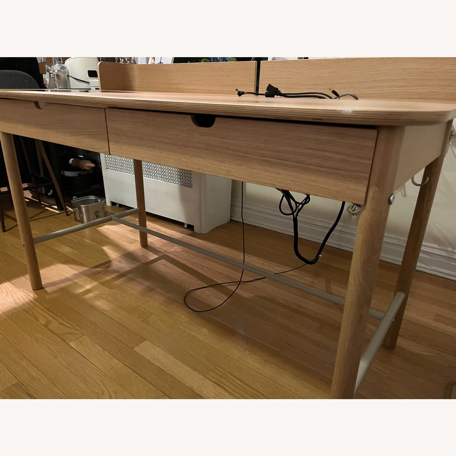IKEA Ridspo Natural Wood Veneer Desk - image-4