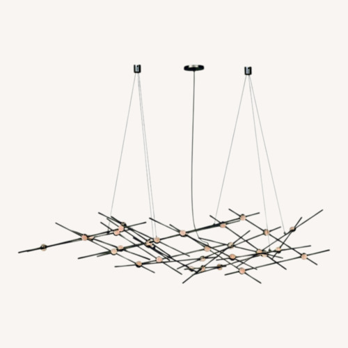 Used Sonneman Design Group Silver Ceiling Lamp for sale on AptDeco