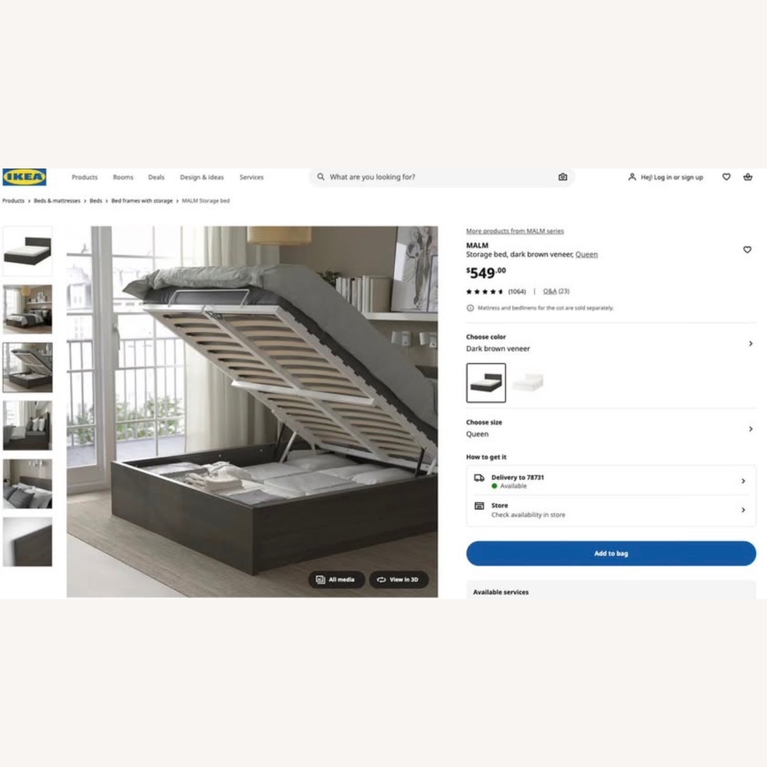 IKEA Storage Bed - image-2