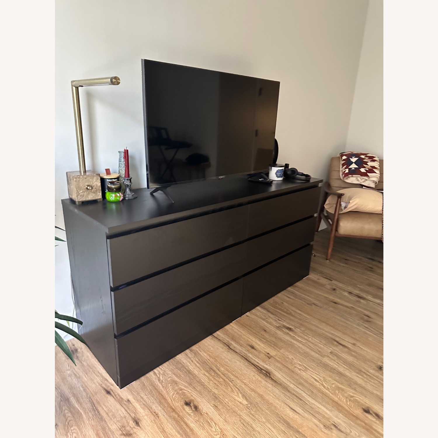 IKEA Dark Brown Dresser - image-1