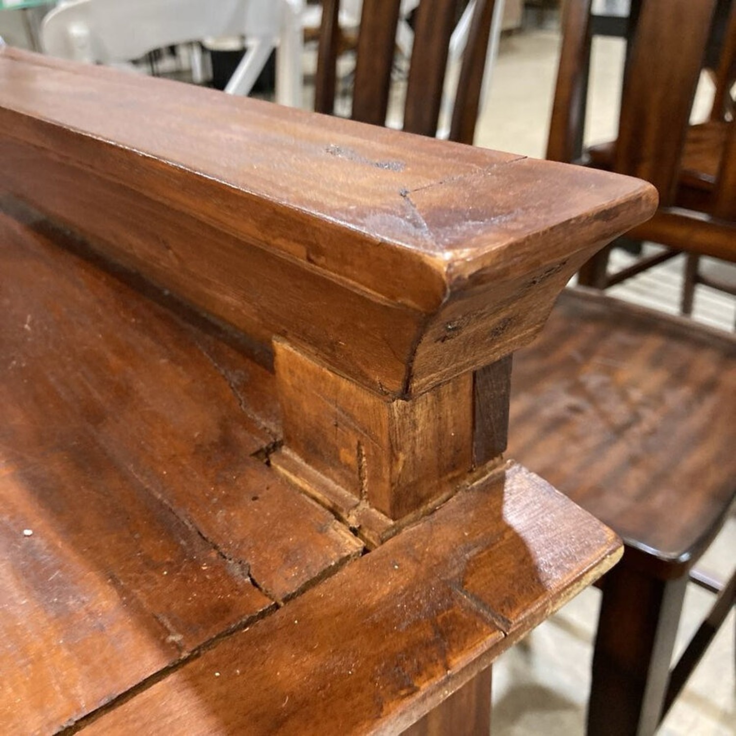 Antique Traditional 3-Drawer Buffet - image-10