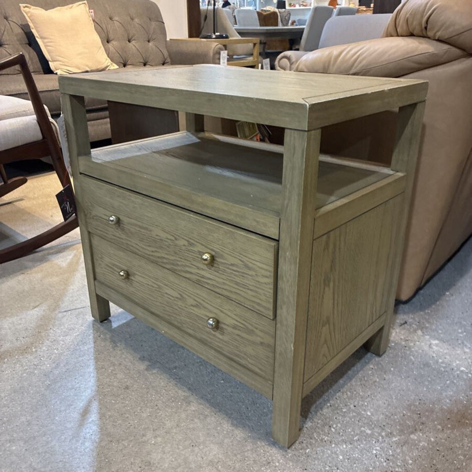 Celine 2-Drawer Nightstand - image-2