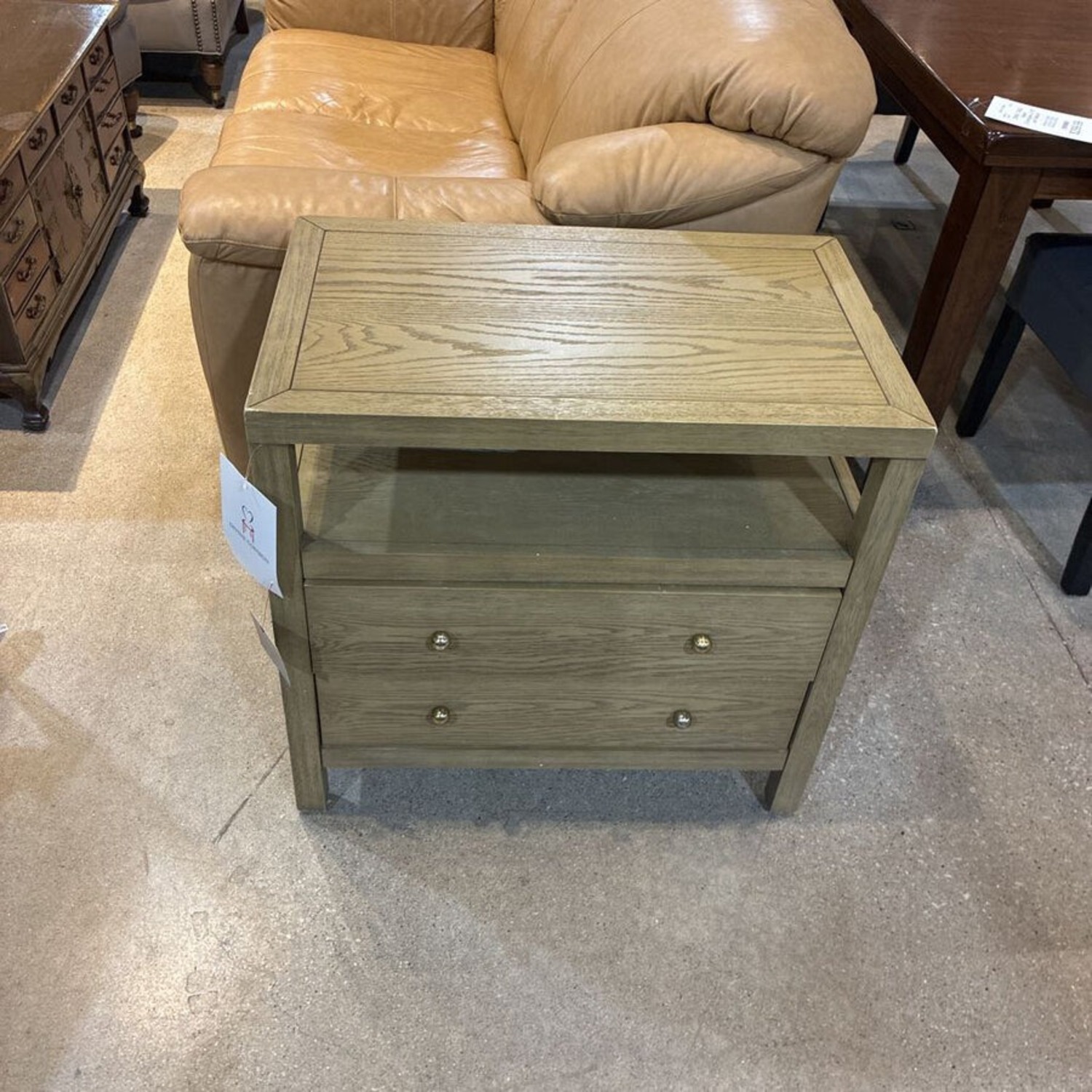 Celine 2-Drawer Nightstand - image-1