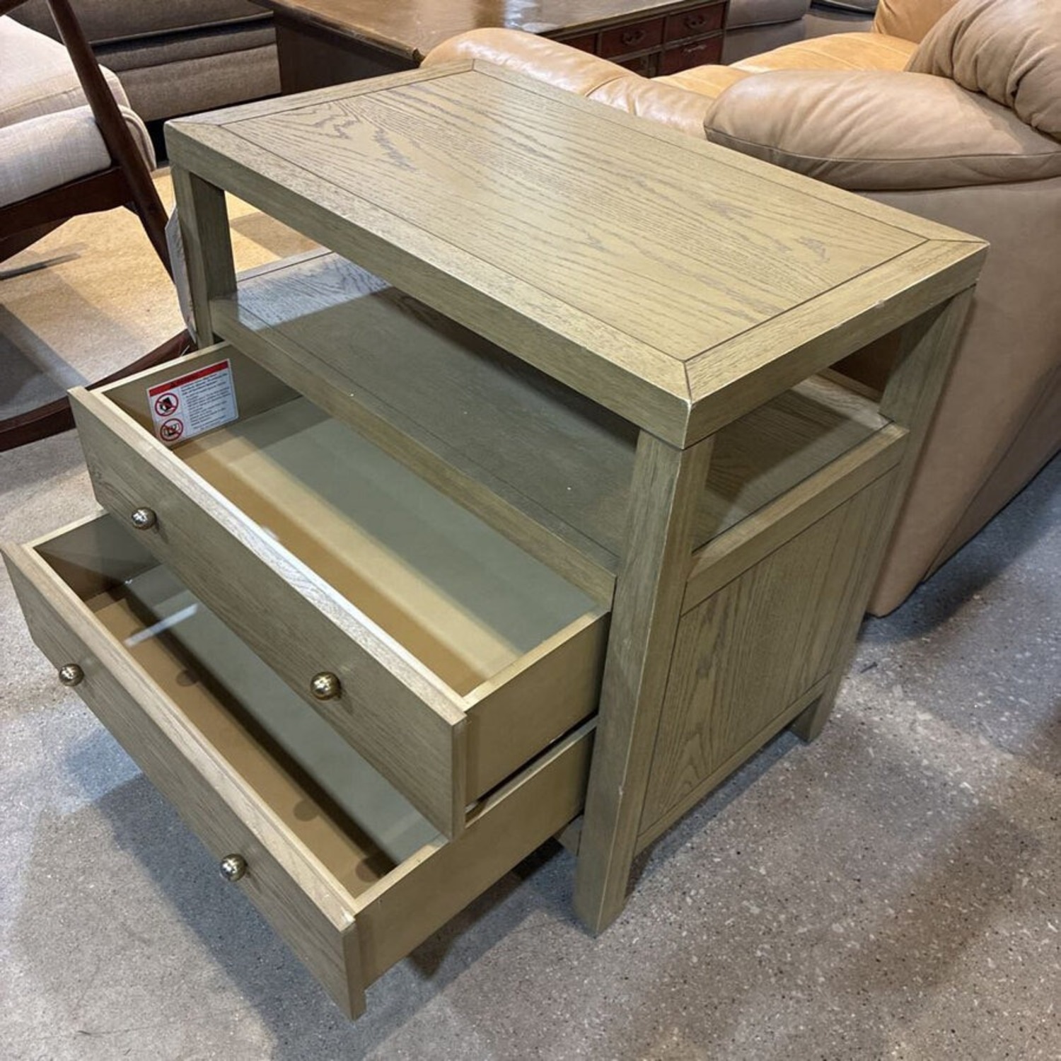 Celine 2-Drawer Nightstand - image-4