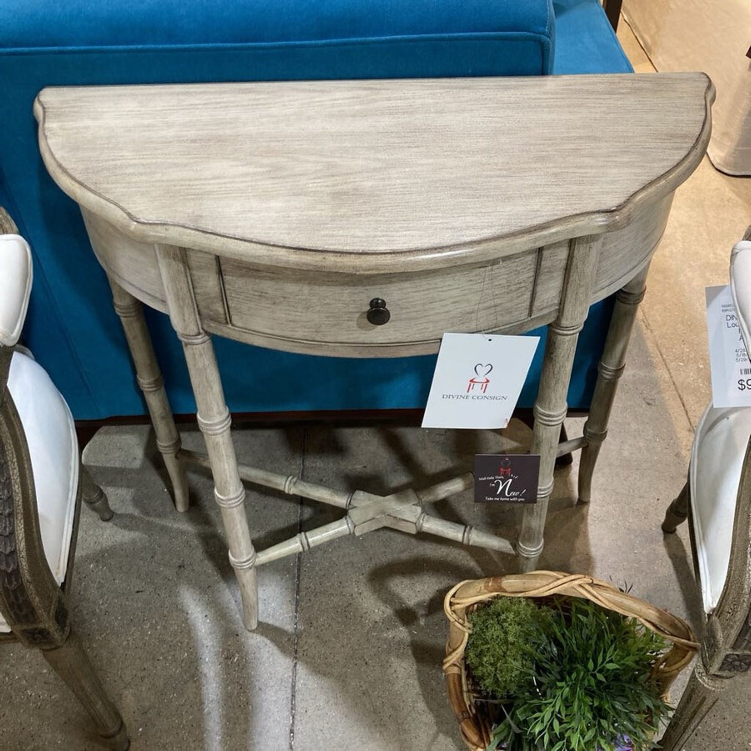 Skilling Demilune Console Table - image-3