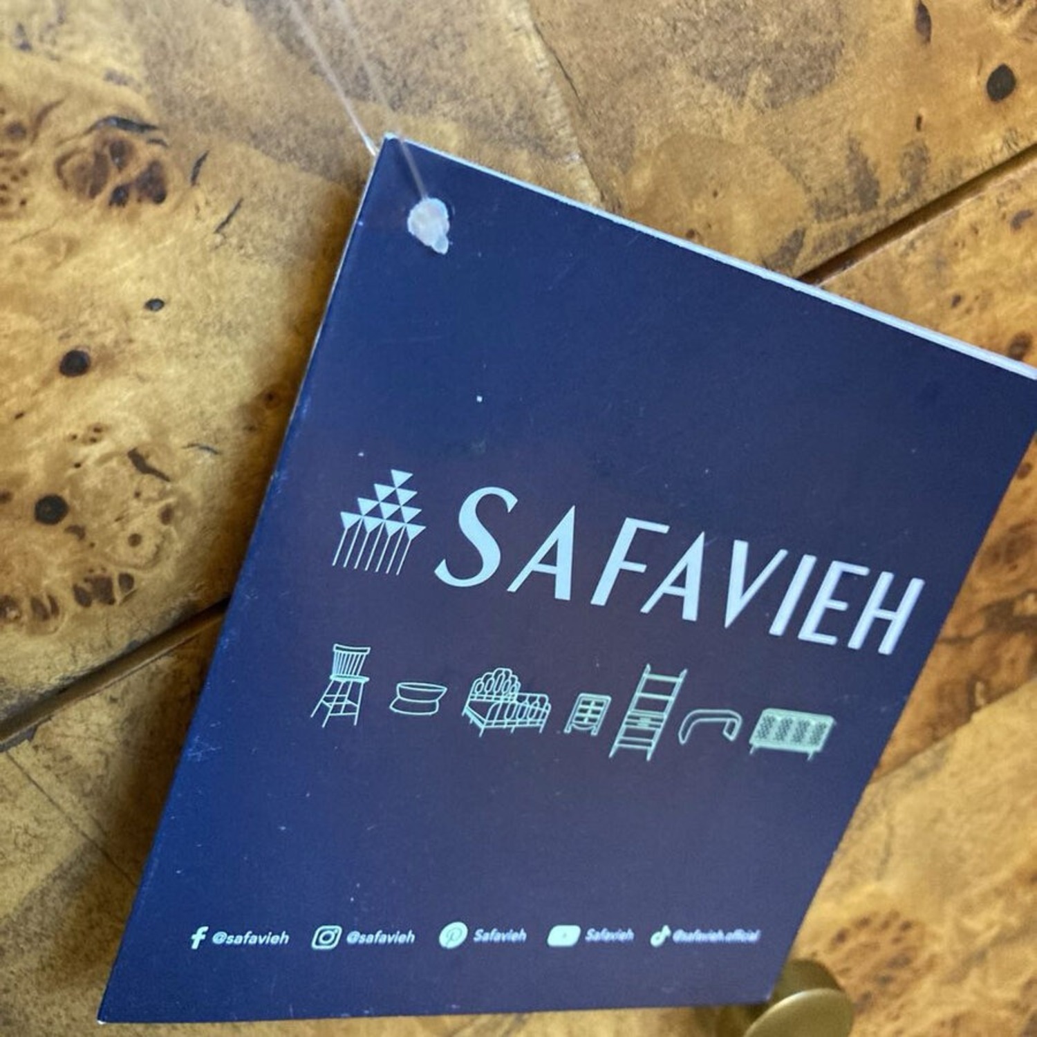 Safavieh Tahan Chic Burlwood 2-Drawer Nightstand - image-10