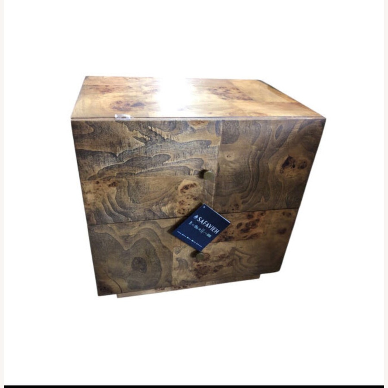 Safavieh Tahan Chic Burlwood 2-Drawer Nightstand - image-1