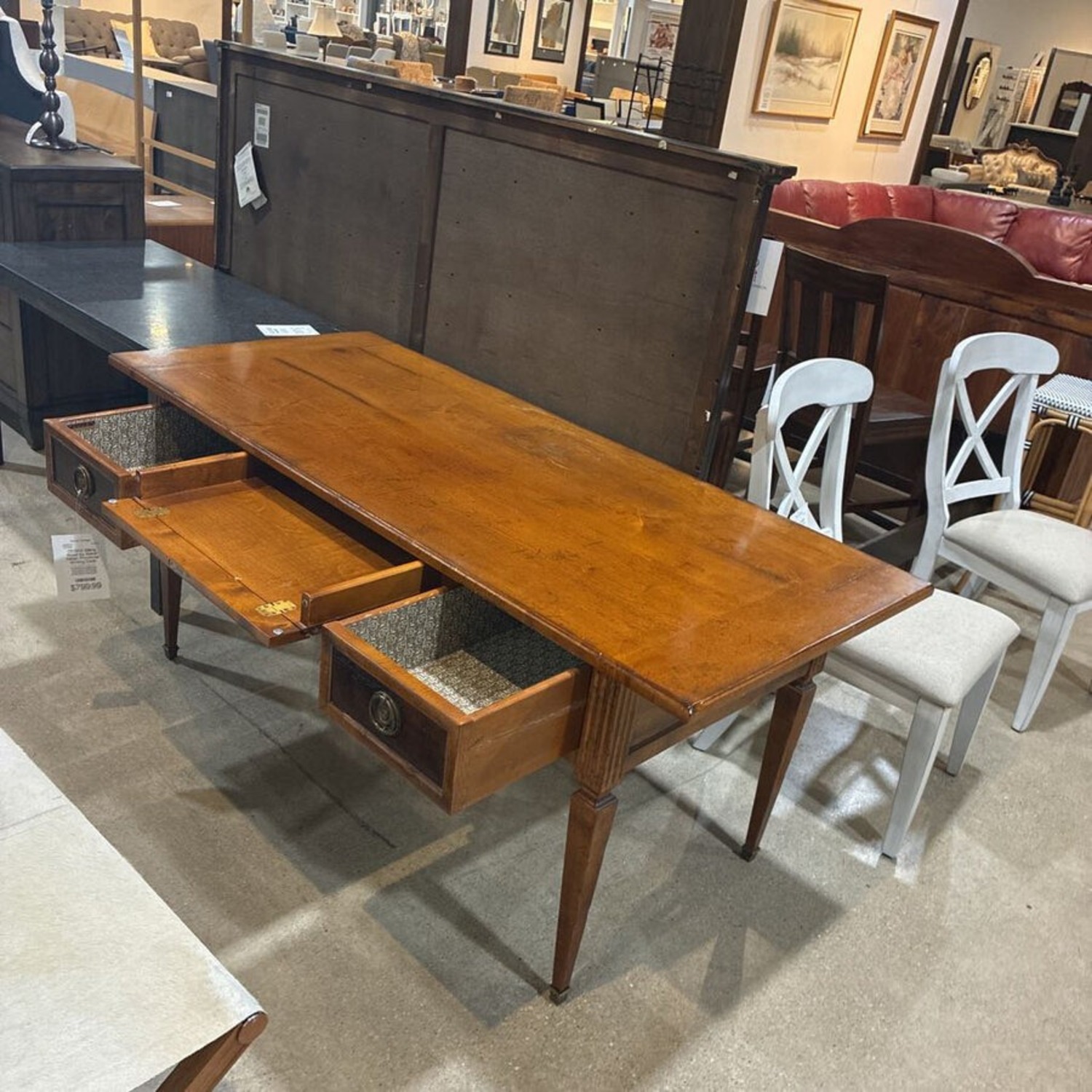 Milling Road Italian Provincial Writing Desk - image-5