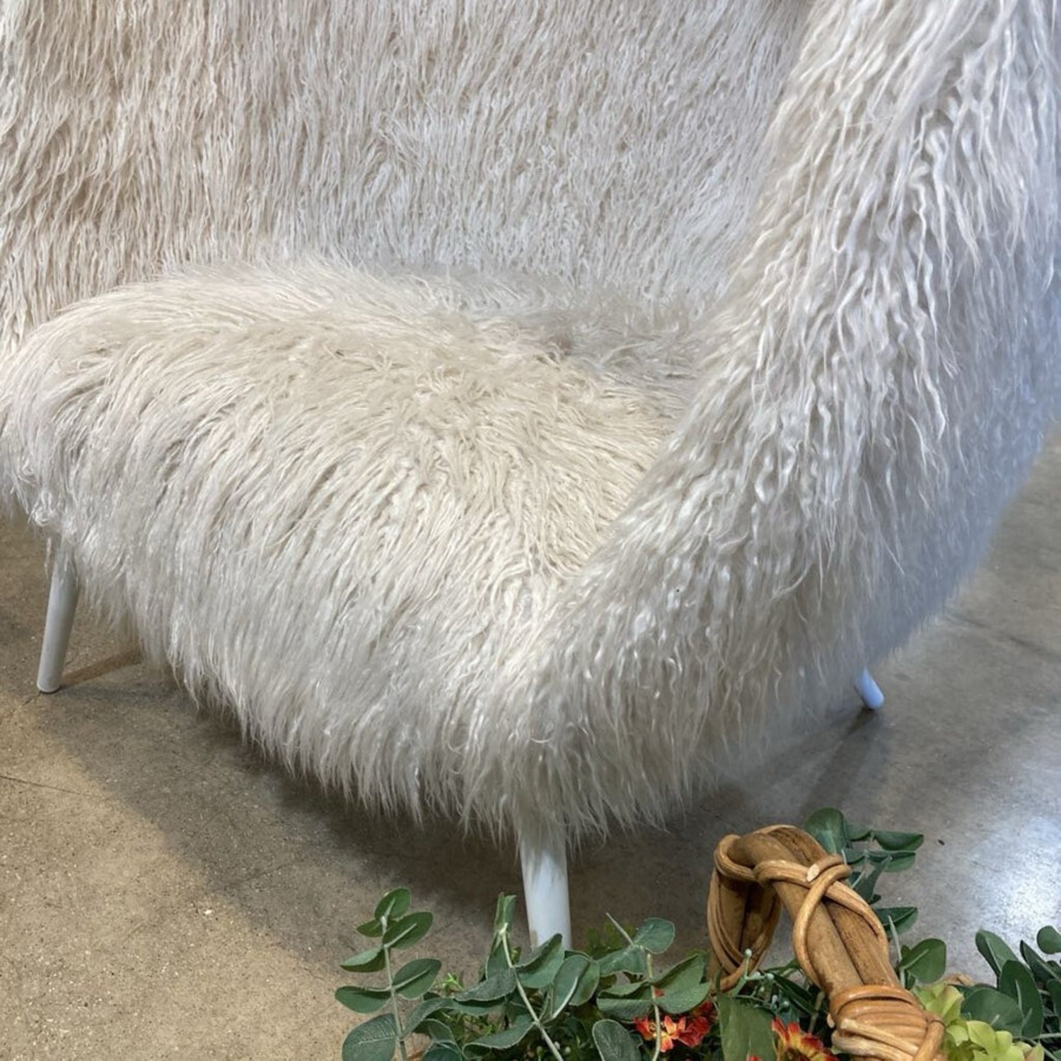Pottery Barn Teen Faux Fur Cave Chair - image-7