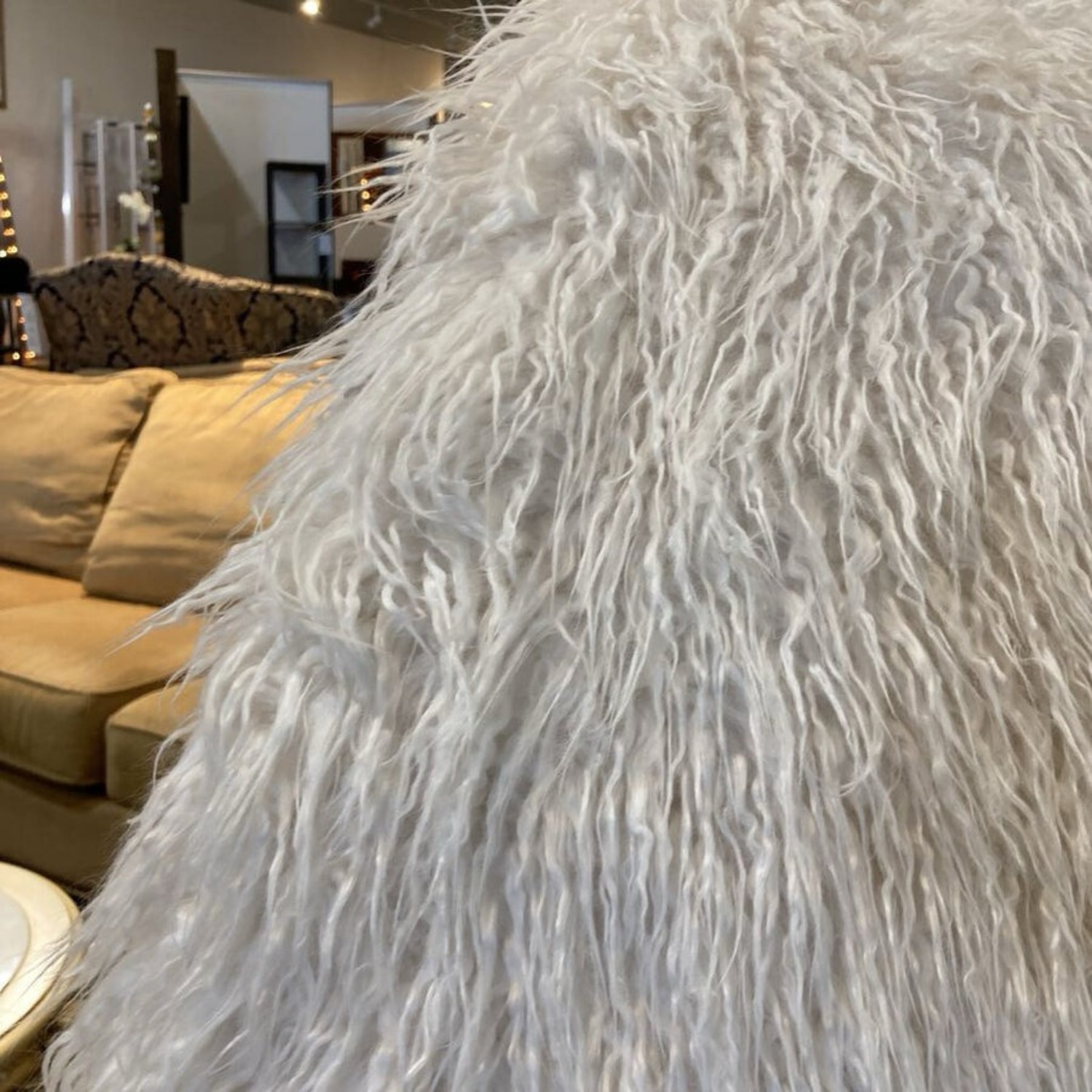 Pottery Barn Teen Faux Fur Cave Chair - image-6