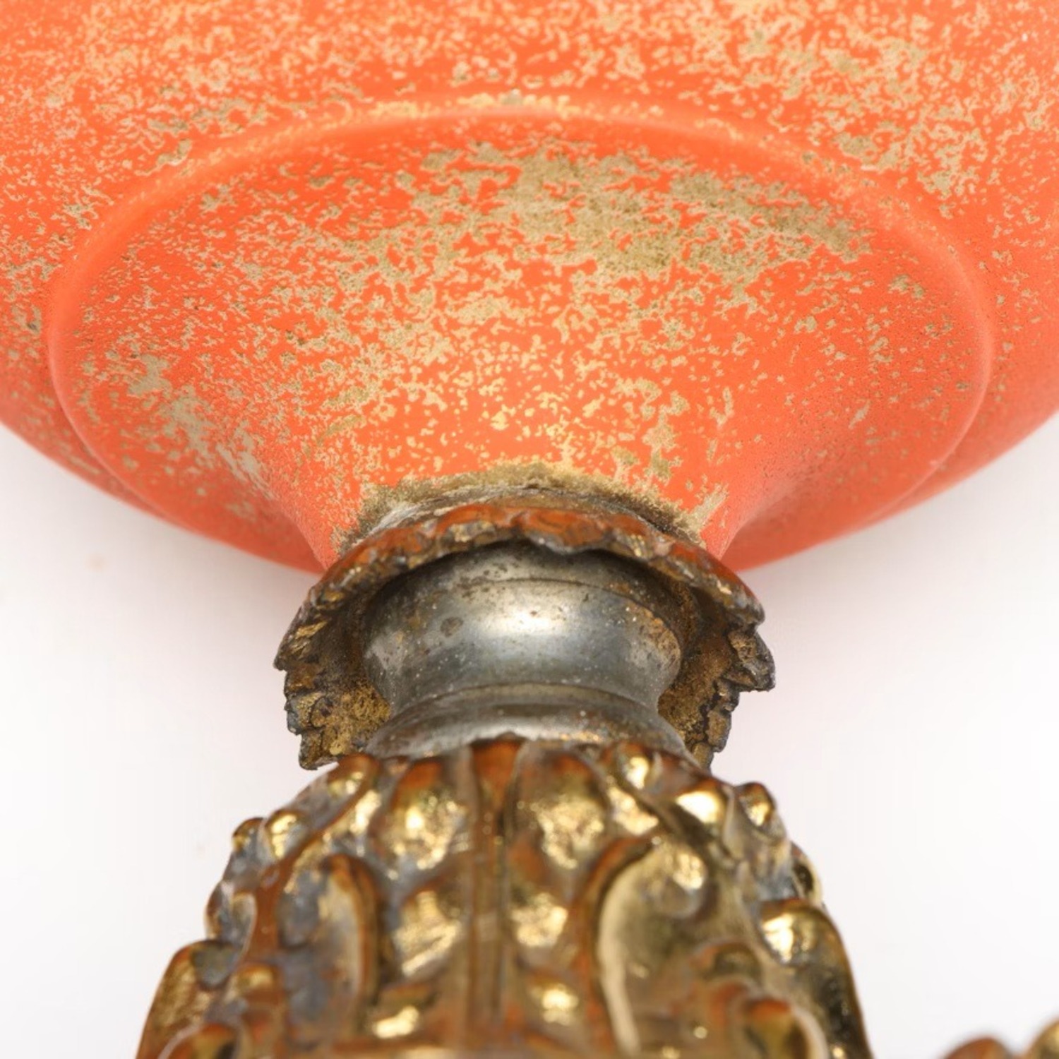 Pair Antique Gilt Candle Sticks - image-5