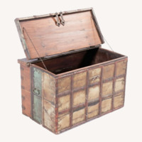 19th c. Indian Wedding Chest / Trunk