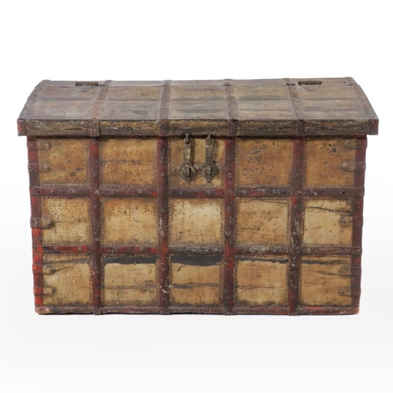 19th c. Indian Wedding Chest / Trunk - image-3