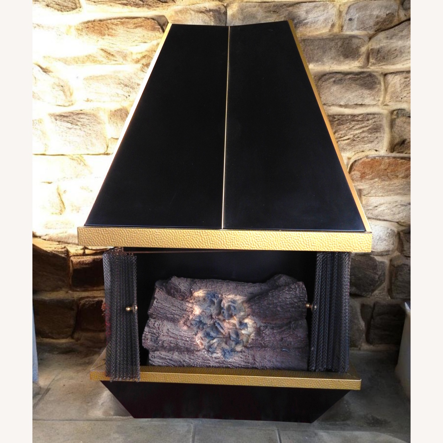 Working 1970's  Electric Fireplace - image-1