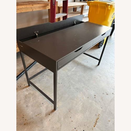 Used IKEA ALEX Dark Gray Desk for sale on AptDeco