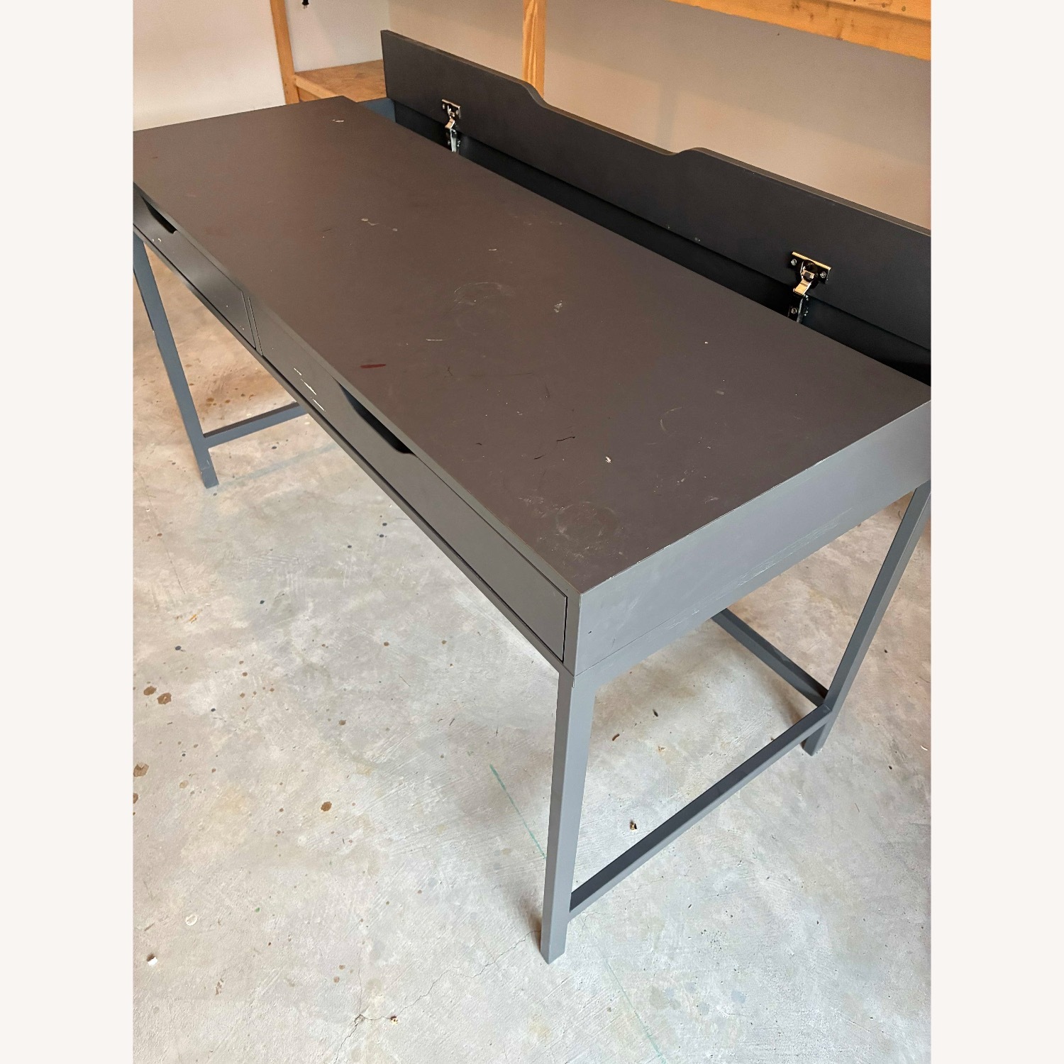 IKEA ALEX Dark Gray Desk - image-3