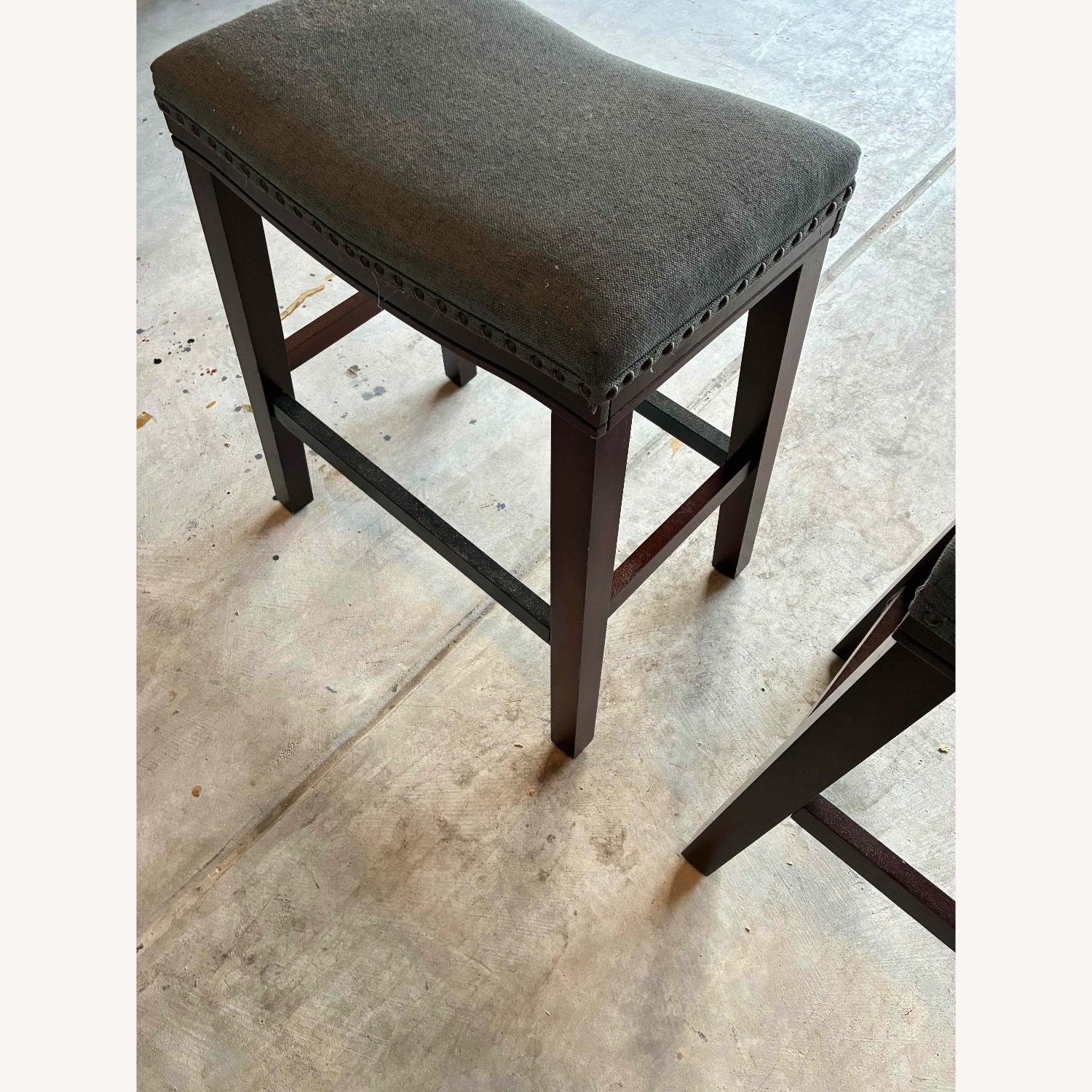 High Style Light Gray Stools - image-1