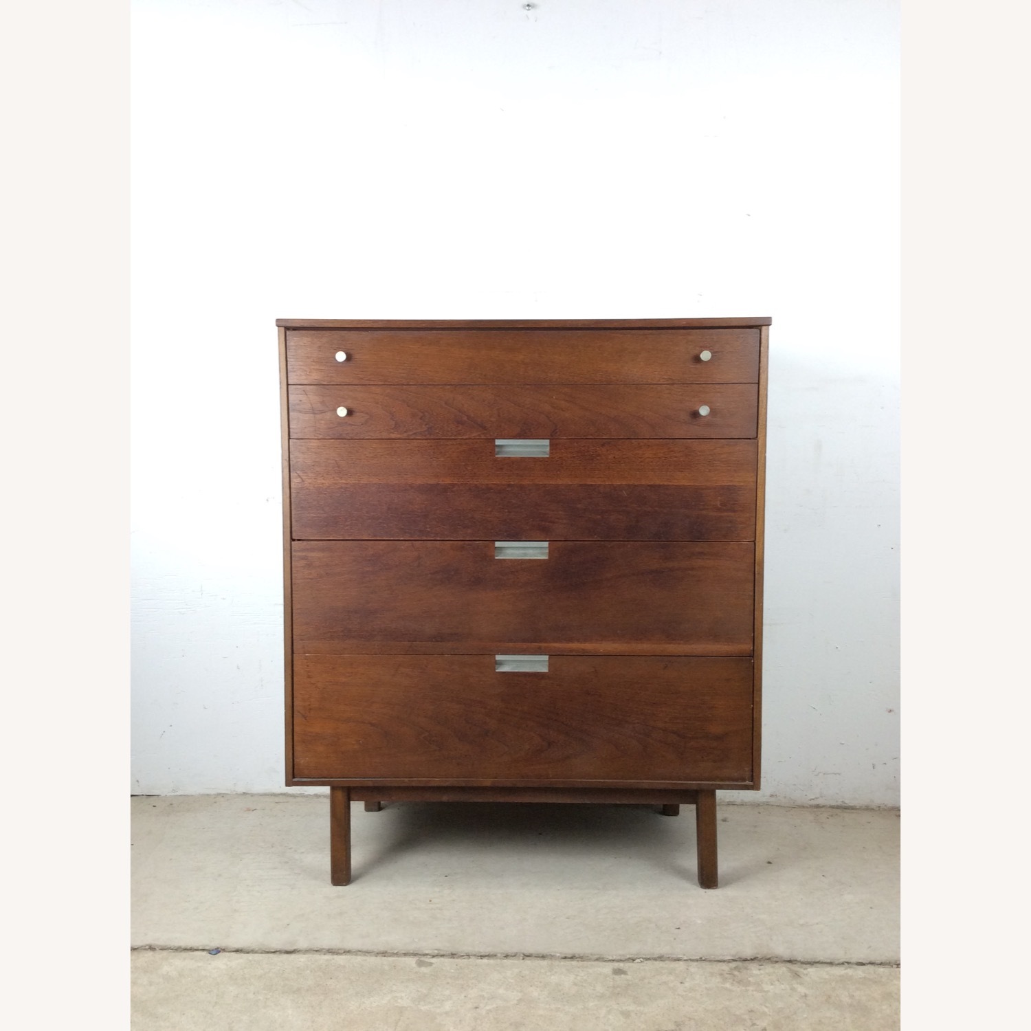 Mid Century Highboy Dresser with 4 Drawers  - image-2
