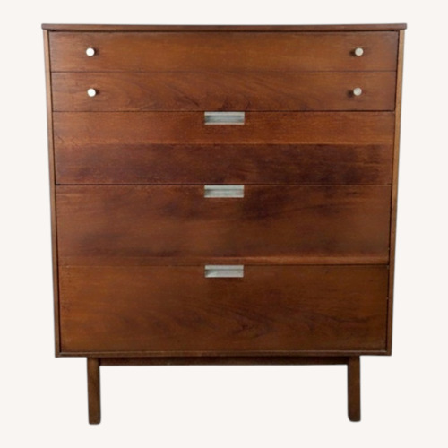 Used Mid Century Highboy Dresser with 4 Drawers  for sale on AptDeco