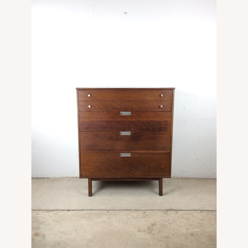Used Mid Century Highboy Dresser with 4 Drawers  for sale on AptDeco