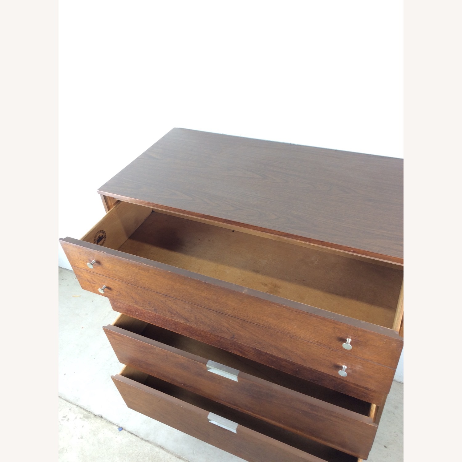 Mid Century Highboy Dresser with 4 Drawers  - image-20