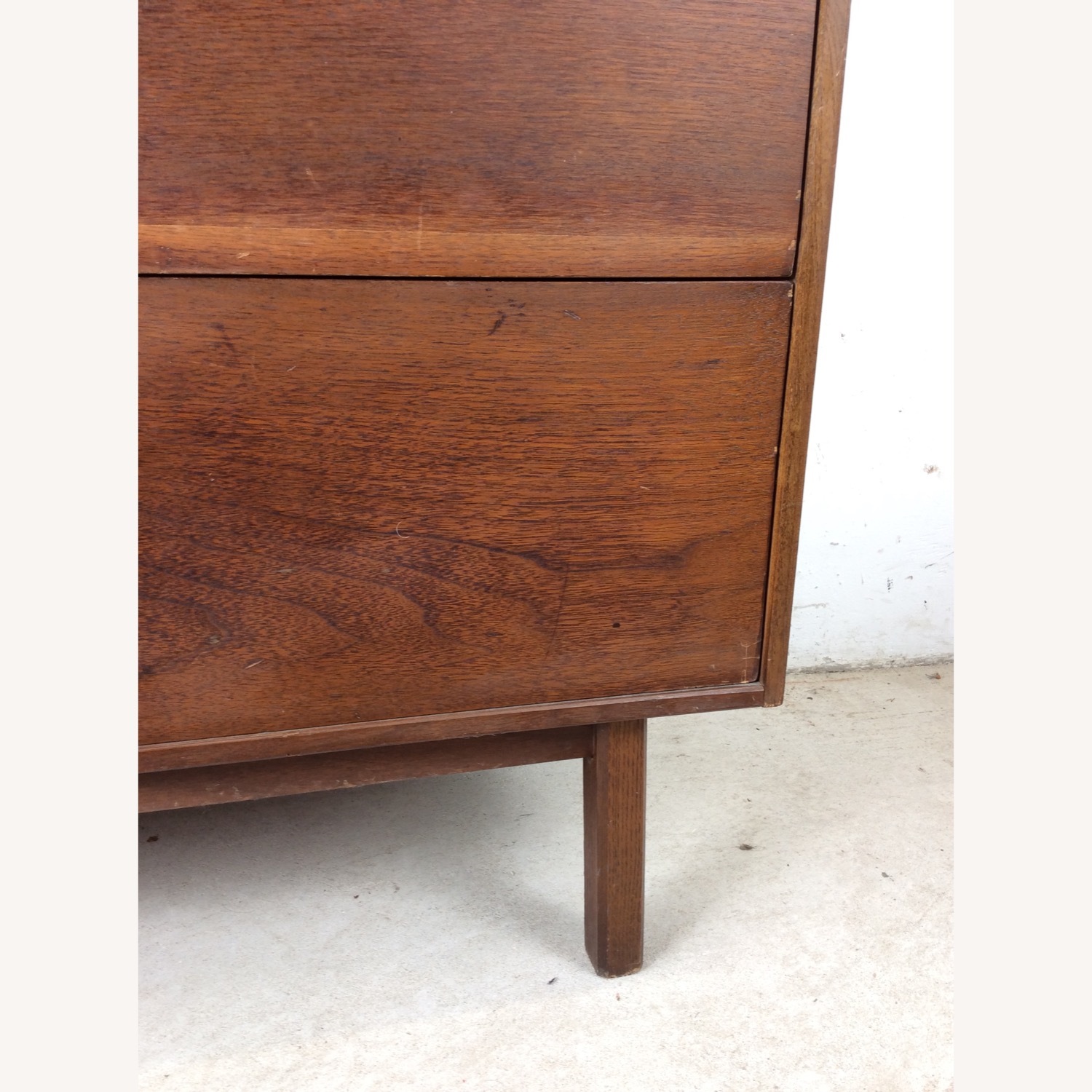 Mid Century Highboy Dresser with 4 Drawers  - image-8