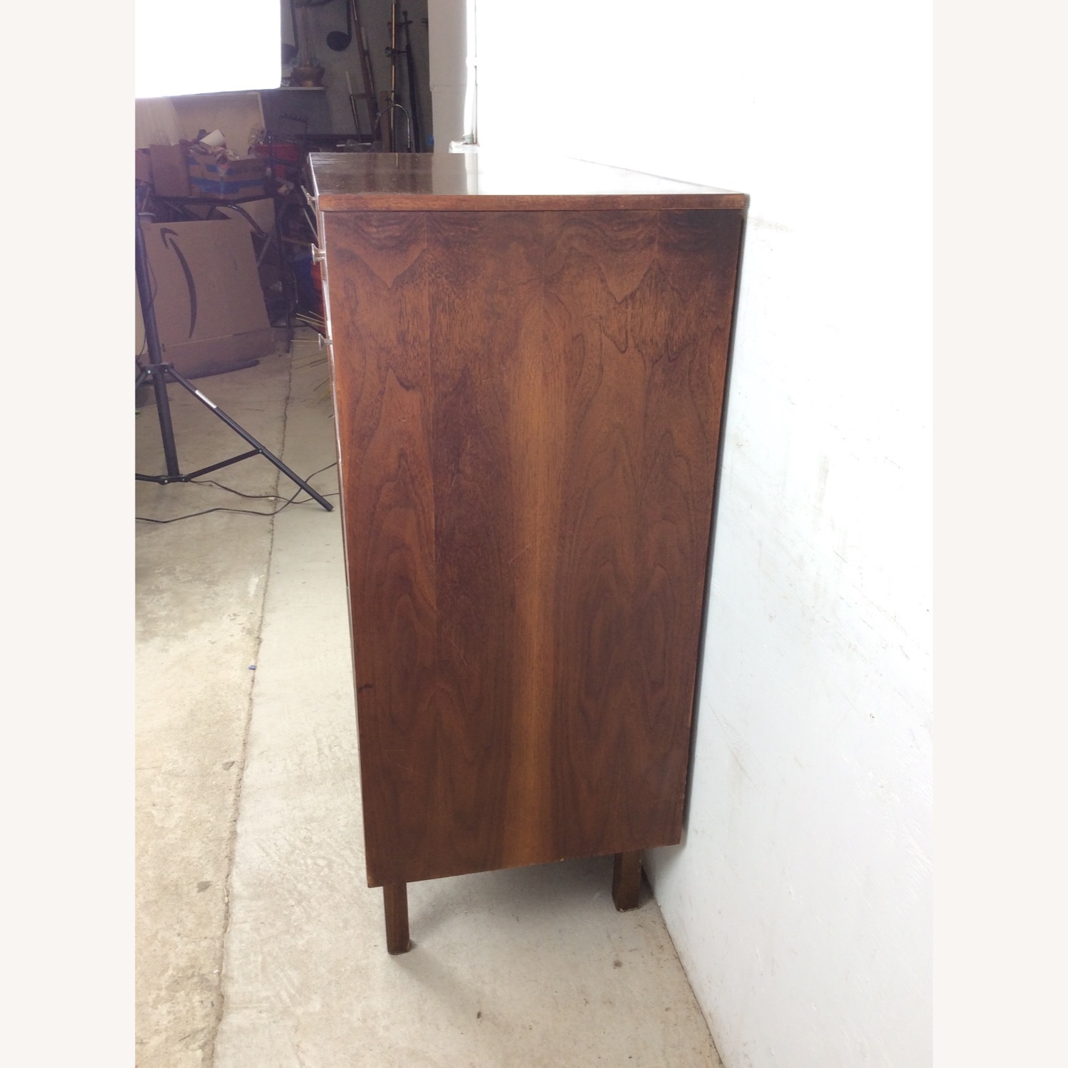 Mid Century Highboy Dresser with 4 Drawers  - image-10