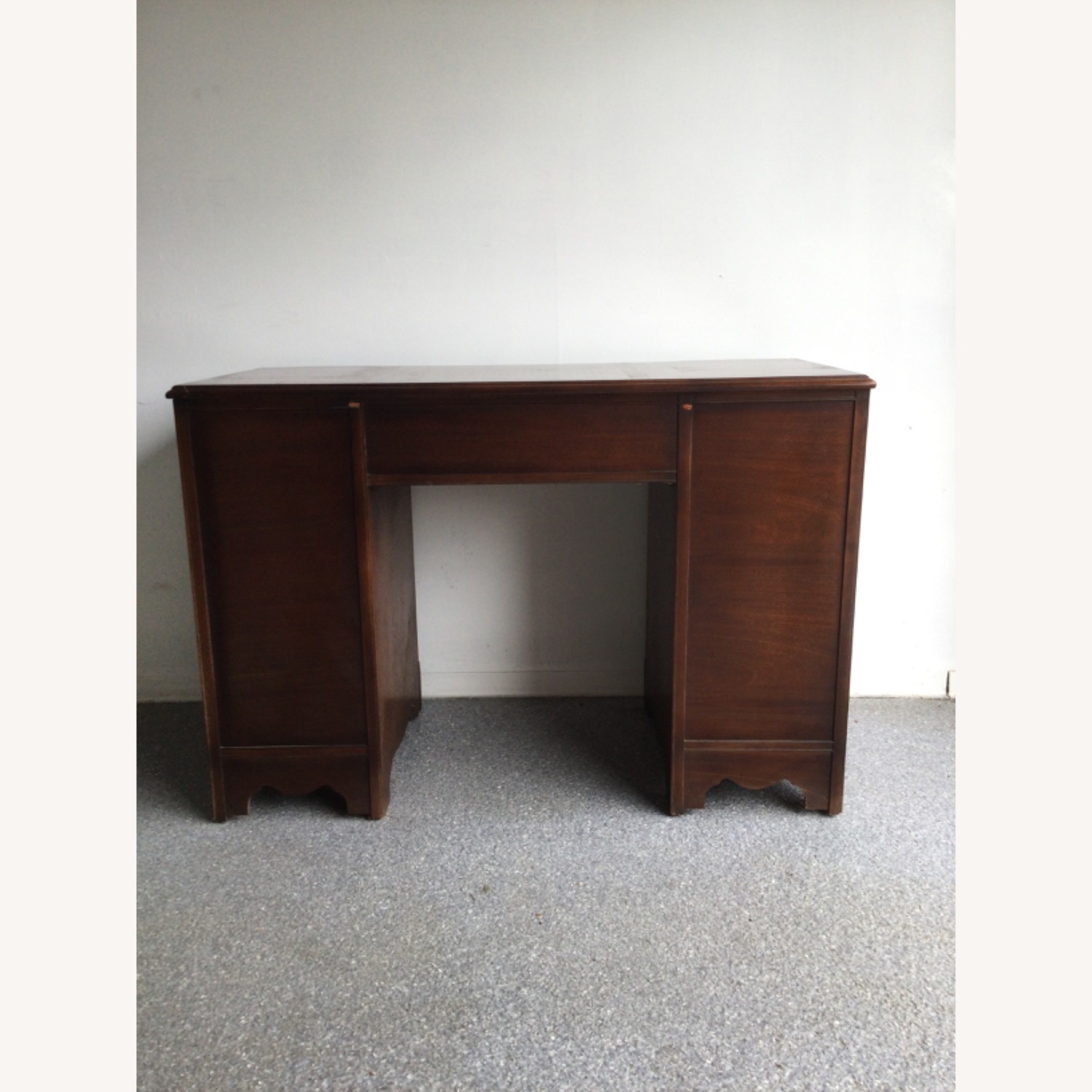 Mid Century Federal Style Writing Desk W 7 Drawers - image-15