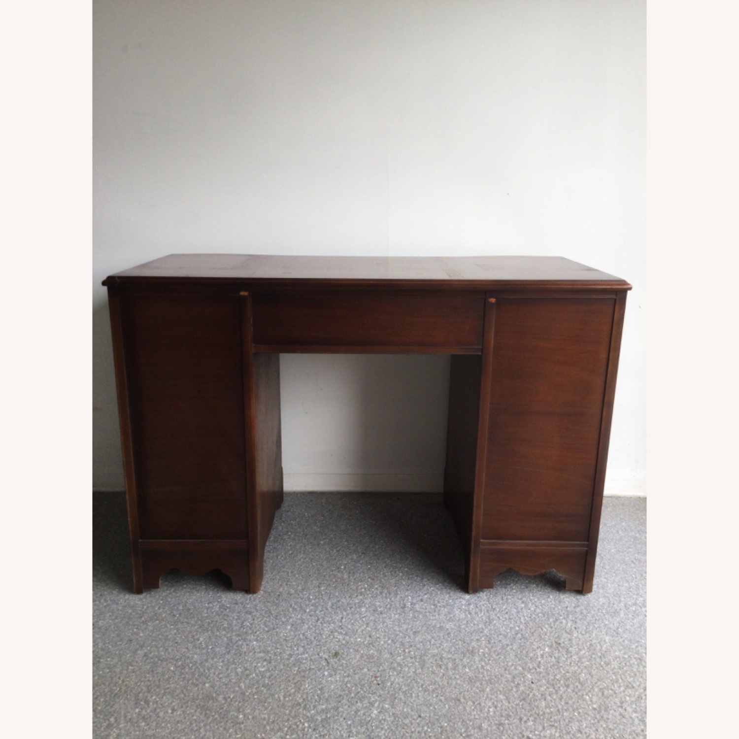 Mid Century Federal Style Writing Desk W 7 Drawers - image-19