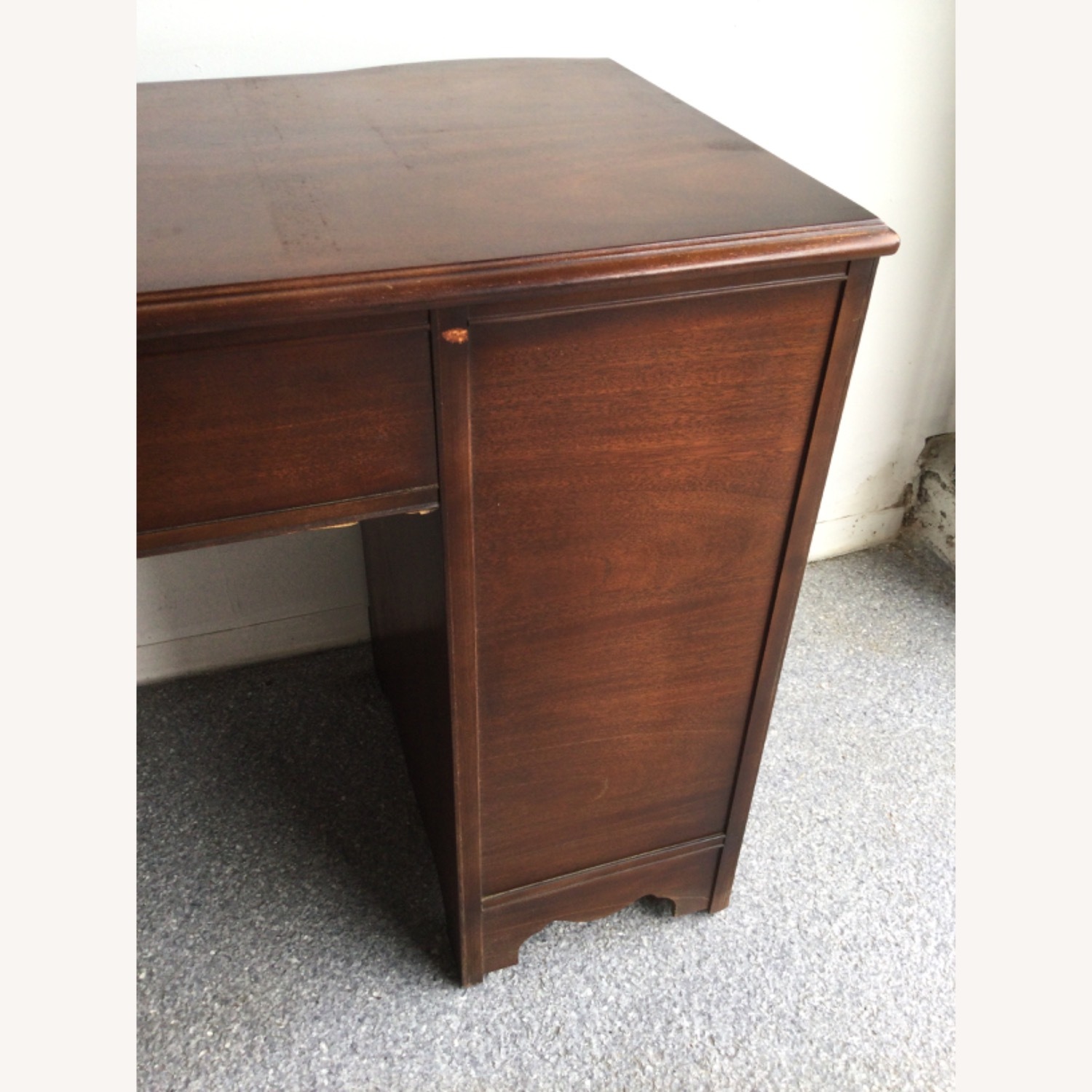 Mid Century Federal Style Writing Desk W 7 Drawers - image-18