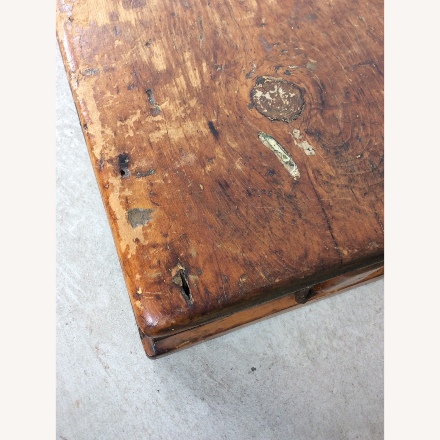 Antique Primitive Trunk with Dovetailed Joinery - image-16