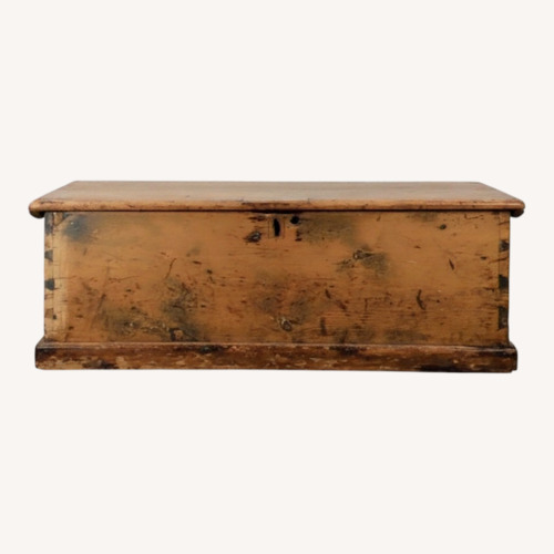 Used Antique Primitive Trunk with Dovetailed Joinery for sale on AptDeco